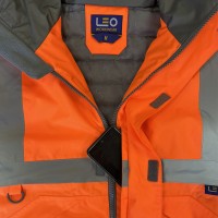 Leo EcoViz 4K Baffle Lined Bomber Jacket