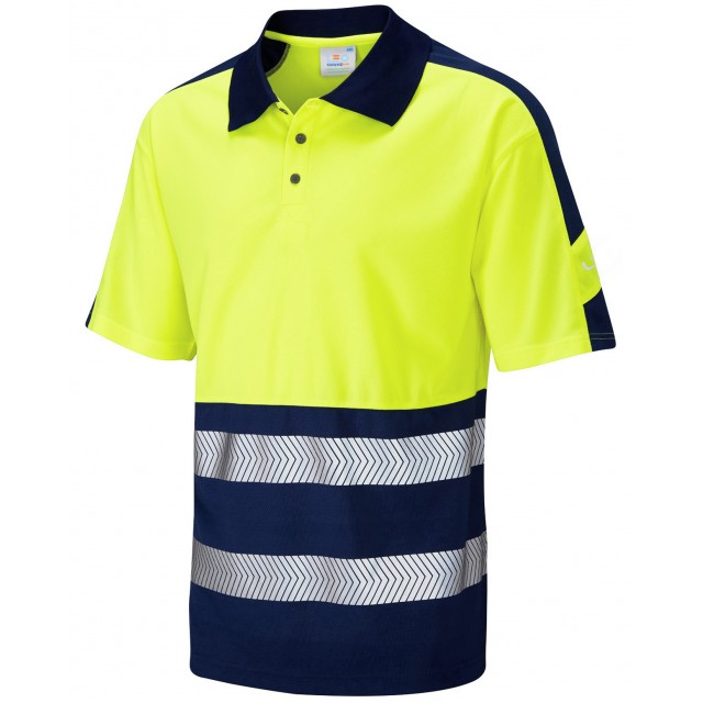 Leo EcoViz Performance+ Dual Colour Polo Shirt