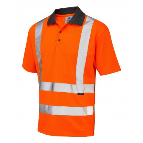 ISO 20471 Class 2 Coolviz Polo Shirt (EcoViz) Orange 