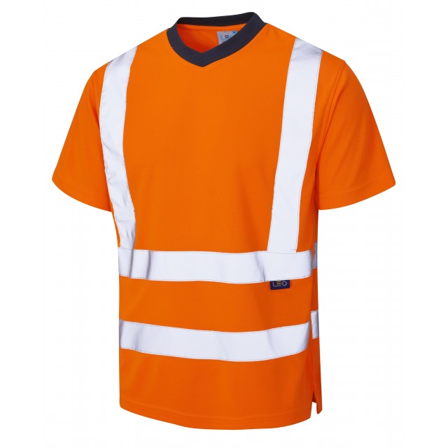 ISO 20471 Class 2 Coolviz T-Shirt Orange Coolviz Polos & T-Shirts