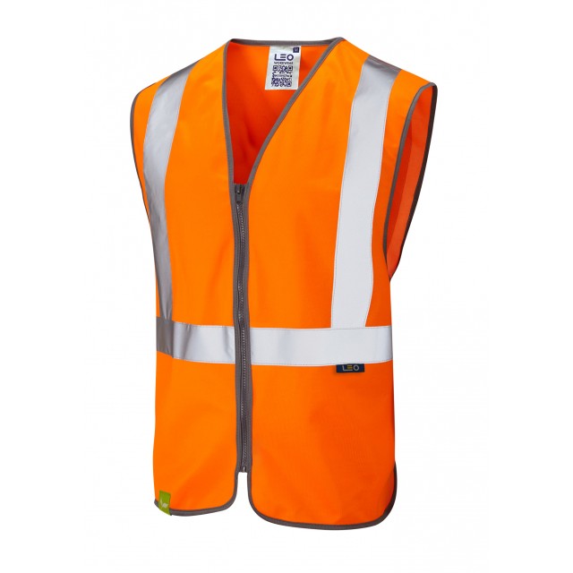 Leo EcoViz Rail Zip Waistcoat