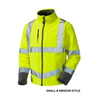 ISO 20471 Class 3 Softshell Jacket Yellow Softshell Jackets