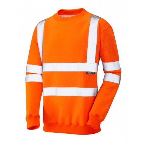 ISO 20471 Class 3 Crew NeckSweatshirt Orange