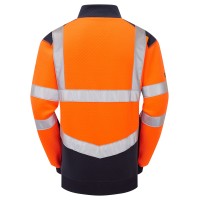 Leo EcoViz Dual Colour 1/4 Zip Sweatshirt