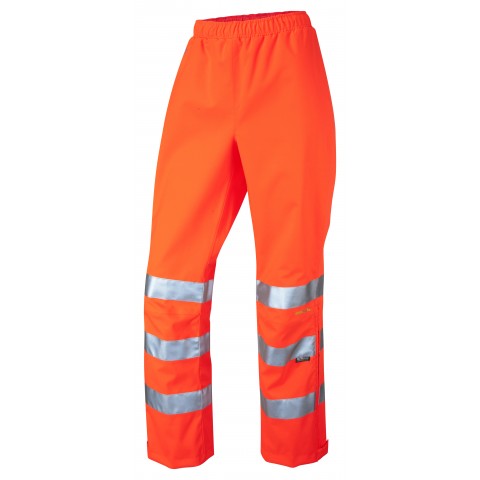 ISO 20471 Class 2 Breathable Women's Overtrouser Orange Overtrousers