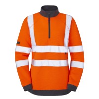 Leo EcoViz Women's 1/4 Zip Sweatshirt