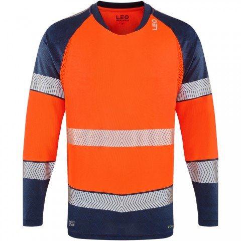 Leo EcoViz Performance+ Dual Colour Sleeved T-Shirt