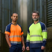 Leo EcoViz Performance+ Dual Colour Sleeved T-Shirt