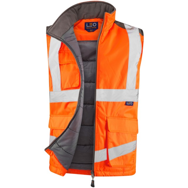 ISO 20471 Class 3 Breathable Executive 3-in-1 Anorak and Bodywarmer Orange