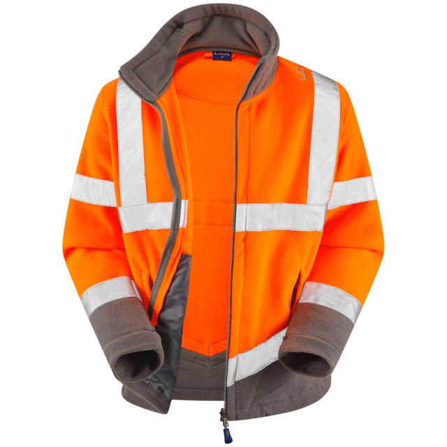 ISO 20471 Class 3 Breathable Executive 3-in-1 Anorak and Fleece Orange