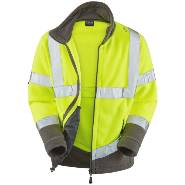 ISO 20471 Class 3 Breathable Executive 3-in-1 Anorak and Fleece Yellow/Navy