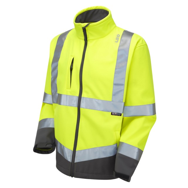 ISO 20471 Class 3 Breathable Executive 3-in-1 Anorak and Softshell Yellow/Navy