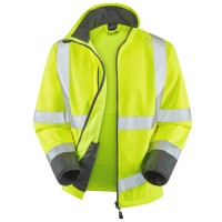 ISO 20471 Class 3 Breathable Executive 3-in-1 Anorak and Softshell Yellow/Navy