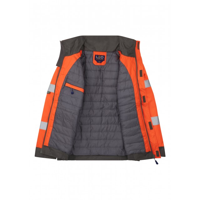 Leo EcoViz 4K Baffle Lined Bomber Jacket