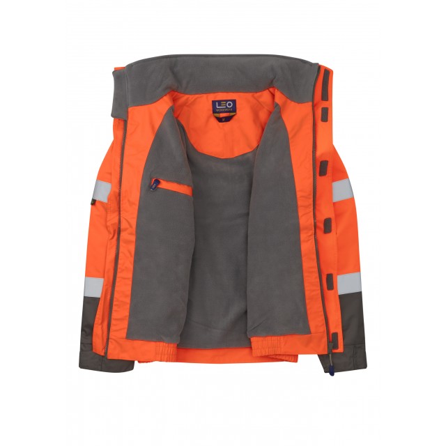 Leo EcoViz 4K Superior Fleece Lined Bomber Jacket