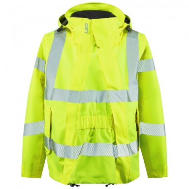 ISO 20471 Class 3* Women's Breathable Jacket Yellow with Expander