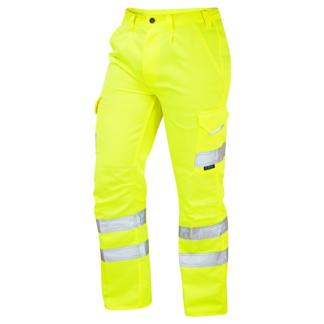 ISO 20471 Class 1 Cargo Trouser Yellow Cargo Trousers
