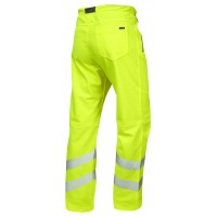 ISO 20471 Class 1 Stretch Work Trouser Yellow Stretch Work Trousers
