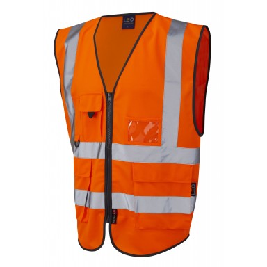 ISO 20471 Class 2 Superior Waistcoat Orange