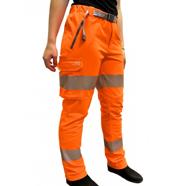 ISO 20471 Class 2 Women's Stretch Work Trouser Orange